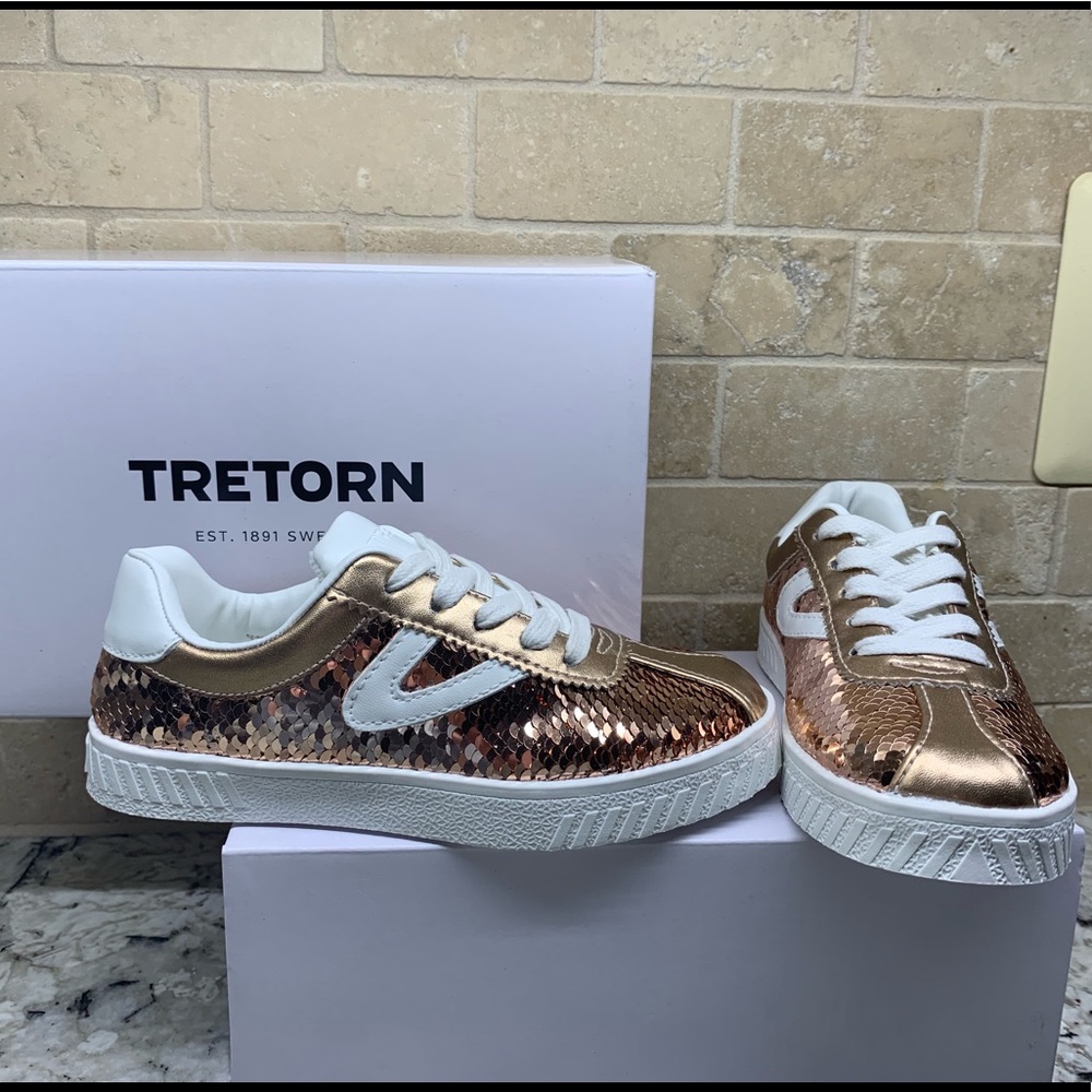 Tretorn Camden Sequin Shoes Kids 12M New with Box